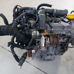 renault megane 1.4 turbocharged petrol engine (h5fe)the renault megane 1.4 turbo engine (h5fe) is a modern and efficient petrol engine designed to combine strong performance with excellent fuel economy. this 1.4l inline 4 cylinder turbocharged engine delivers responsive power while maintaining reduced emissions and running costs. equipped with dohc 16 valve technology, direct fuel injection, and a turbocharger, the h5fe engine produces around 120–150 horsepower and 190–220 nm of torque, making it ideal for both city driving and highway cruising. its turbocharged design ensures strong acceleration without compromising fuel efficiency. the engine features a lightweight aluminum block and cylinder head, enhancing durability, heat management, and overall vehicle efficiency. it uses a timing chain system, which reduces maintenance compared to traditional timing belts. supplied as a complete engine (long block or full assembly), it typically includes: engine block cylinder head pistons and crankshaft camshaft system turbocharger (depending on supplier) ⚠️ external components such as alternator, starter motor, injectors, and ac compressor may need to be transferred from your existing engine. this engine is ideal for: replacing worn or damaged turbo engines upgrading from naturally aspirated engines drivers seeking a balance of performance and fuel efficiency ⚙️ key features 1.4l inline 4 cylinder turbo petrol engine engine code: h5fe dohc 16 valve configuration turbocharged + direct injection strong torque and responsive acceleration lightweight aluminum construction fuel efficient and low maintenance oem replacement engine 🚗 vehicle compatibility renault megane 1.4 turbo renault kadjar 1.4 tce renault clio 1.4 turbo renault scenic 1.4 turbo other renault models using h5fe engine