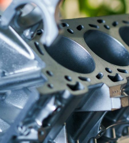 High-quality engine block with precision cylinders for automotive performance